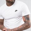 T-shirt koszulka Nike sportowa małe logo męska biała